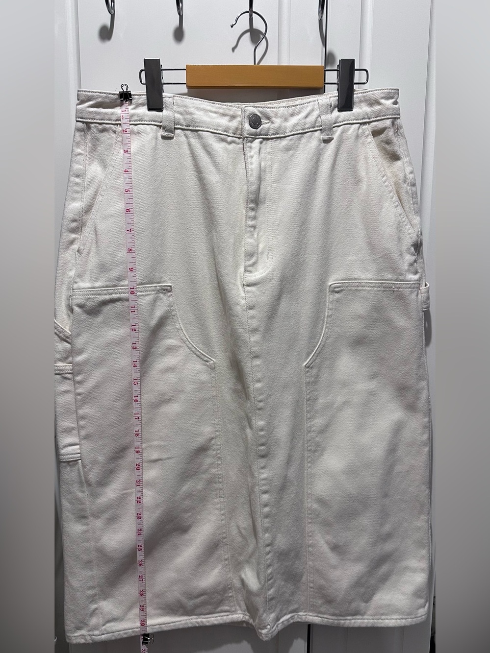 Obey Carpenter Jean Skirt Size 32 Streetwear Workwear/Utility Relax Fit Fall